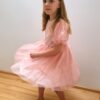 aukienka z perelkami dla starszej dziewczynki obrot scaled 2