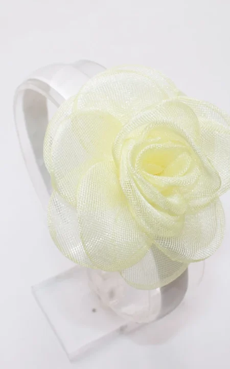 Opaska w kolorze beżowo-żółtym