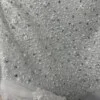 sukienka biala dlugi tiulowy rekaw wyszywana drobna gora wzor