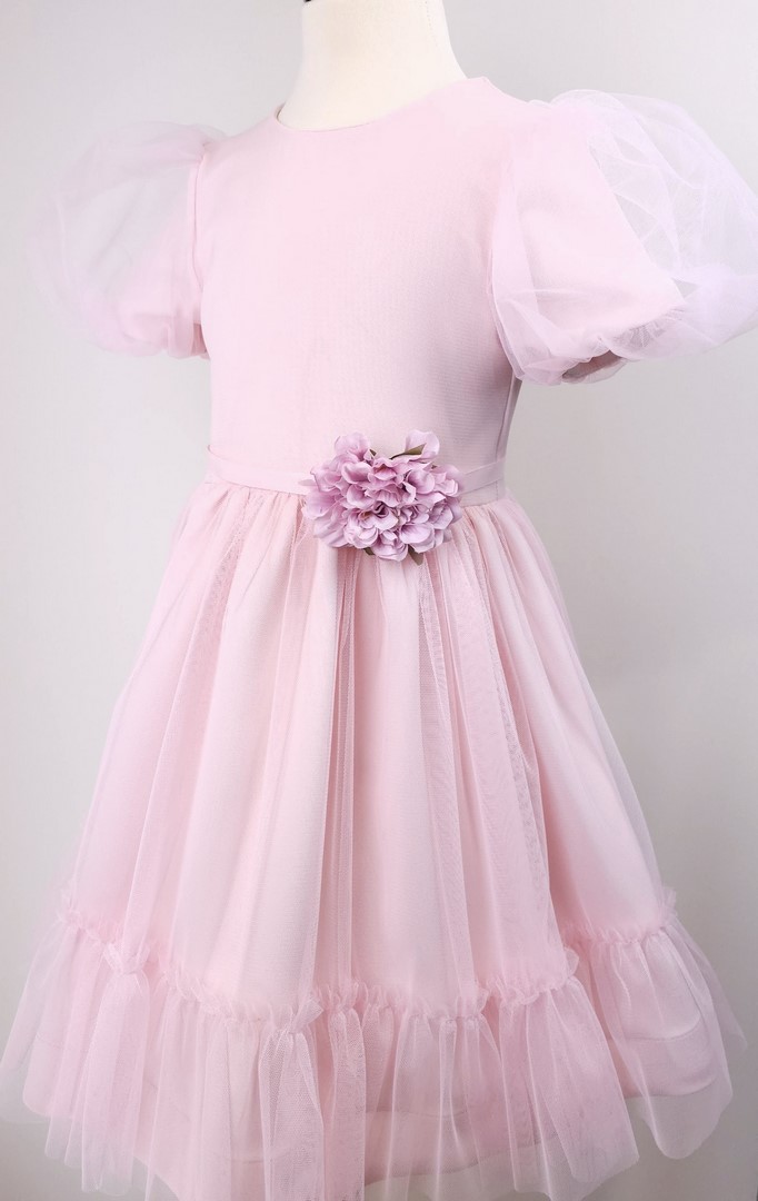 sukienka roz bufki 140 158