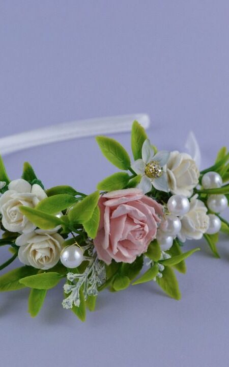 Opaska boho z perełkami