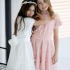 Sukienka śmietankowa tiulowa balerina dostępna w dwóch kolorach