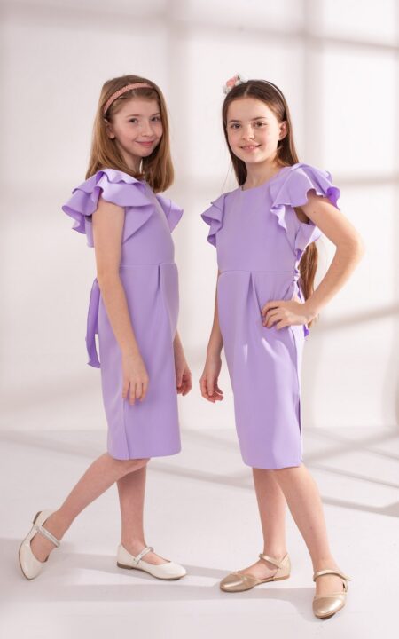 Ołówkowa w kolorze lila